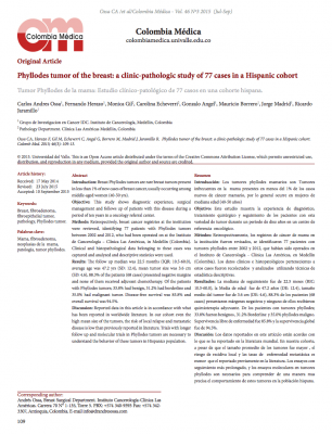 Phyllodes Tumor of the Breast
