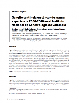 Ganglio Centinela en Cáncer de Mama